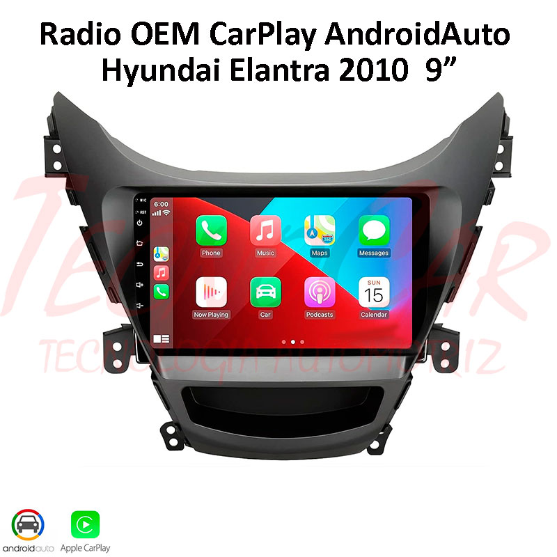 RADIO HYUNDAI ELANTRA 2010-13 CARPLAY / ANDROID AUTO / 9.1"